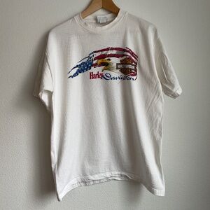 Harley-Davidson 2001 Men's White Graphic Tee size L